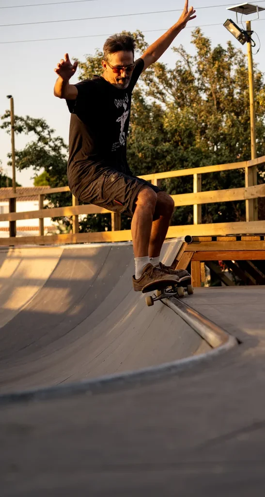 Skate ramp gathering at Mecalito