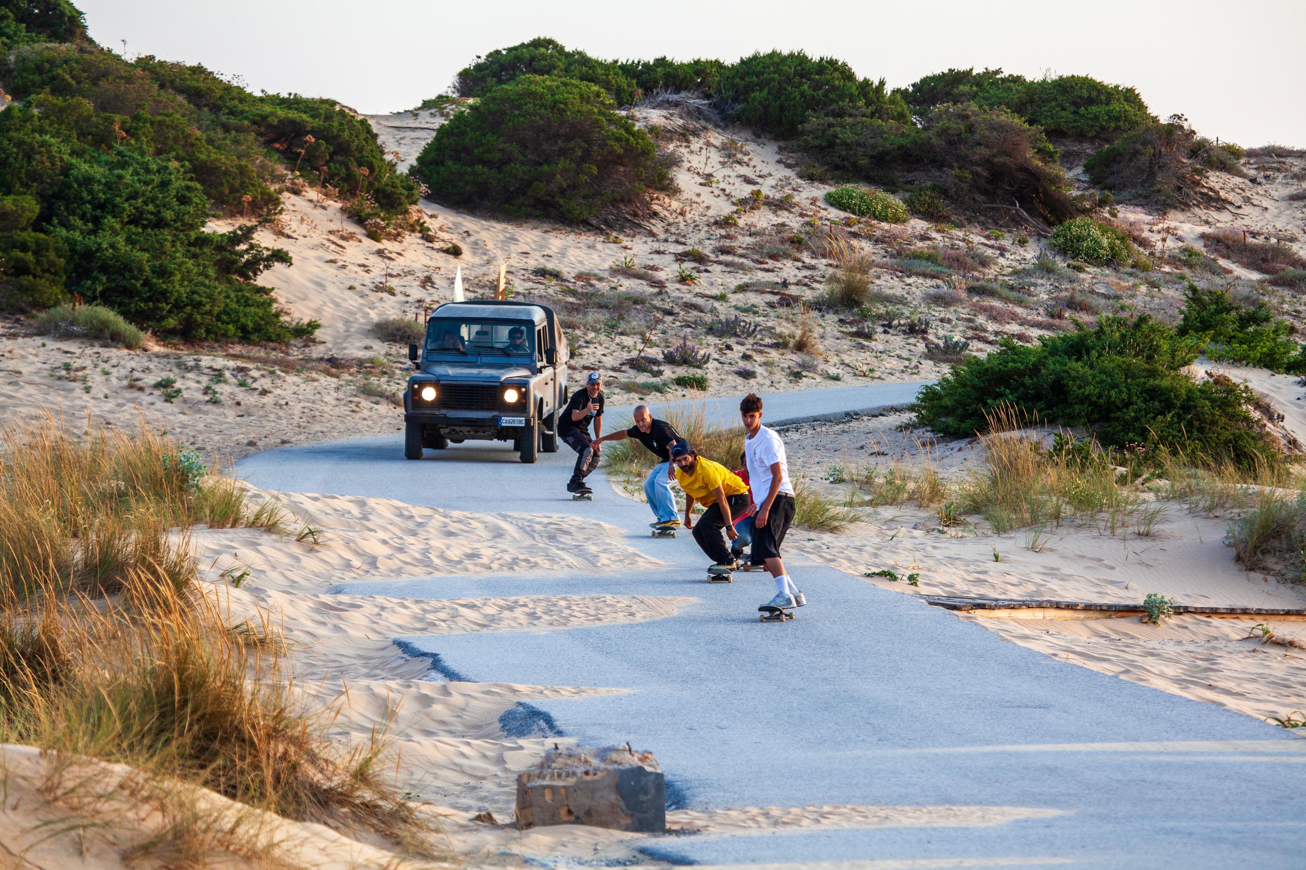 Skate ramp gathering at Mecalito